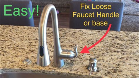 how to tighten moen kitchen faucet|Tighten Loose Moen Kitchen Faucet Base Quickly